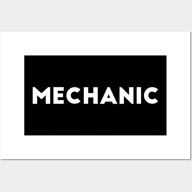 Mechanic Tee For Car guy Gift Wall Art by Giftyfifthy